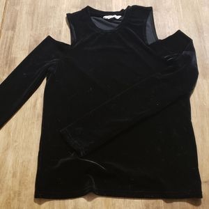 Velvet black shirt